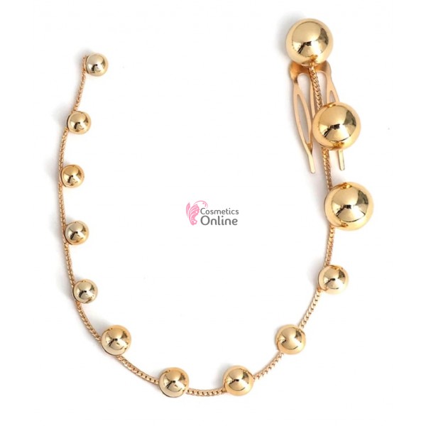 Accesoriu pentru par cu pini PRL04 cu perlute aurii